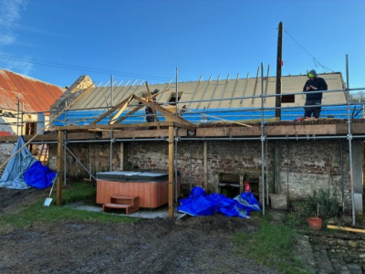 Converting Two Stone Barns into Two Separate Detached Houses